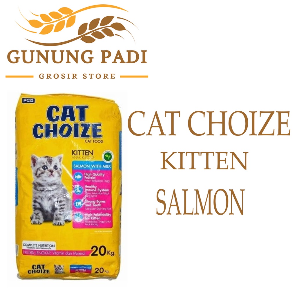 Cat Choize Kitten Salmon 20kg (Ekspedisi)