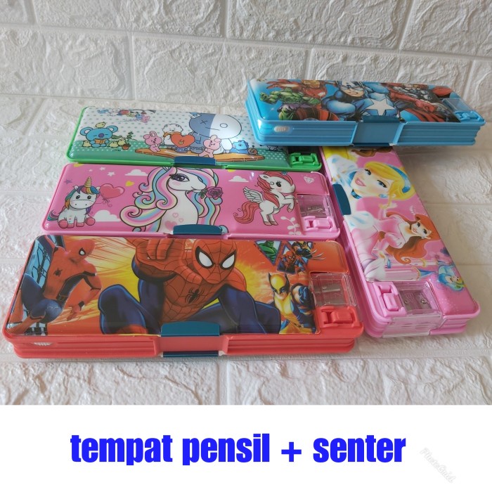 

Sale Tempat Pensil Magnet Ada Senter Diskon