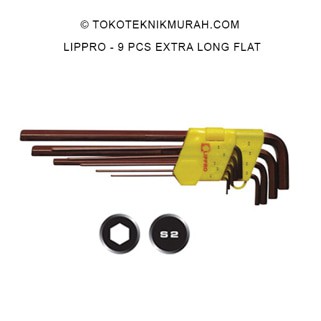 Lippro Kunci L 9 Pcs Extra Long Flat (161)