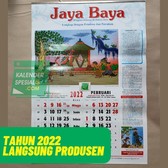 

READY KALENDER JAYA BAYA - KALENDER JAYABAYA 2021 ORIGINAL LENGKAP PRIMBON PROMO