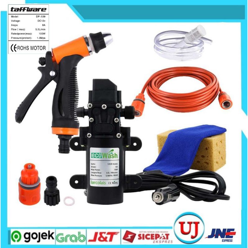 Pompa Air 12V 70W dengan Kepala Semprotan DP-539