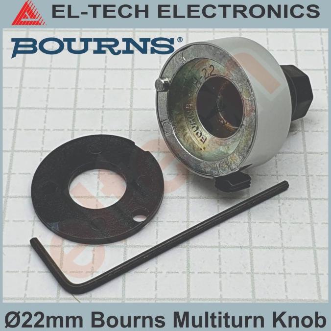 22mm Bourns Multiturn Potentiometer Potensiometer Potensio Knob elt3ch