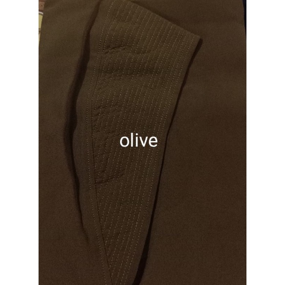 khimar malika mini ceruty bebydoll pad antem-olif tua