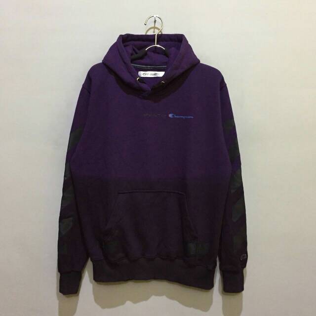 off white hoodie purple