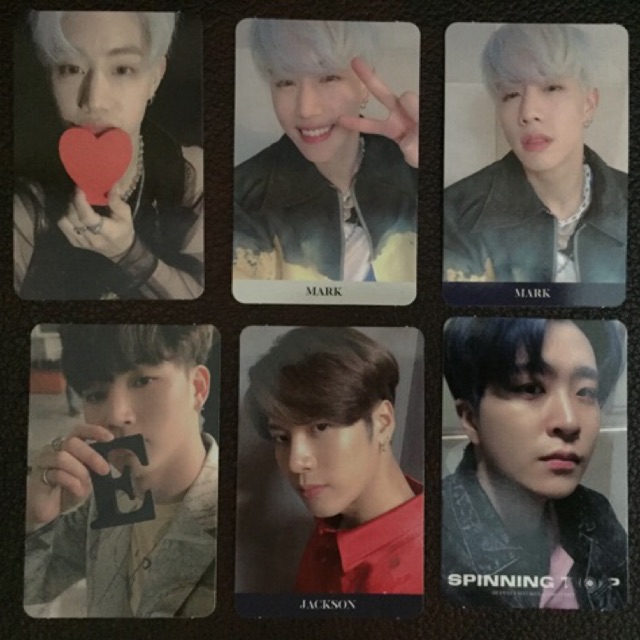GOT7 Spinning Top Between Security & Insecurity JB Mark Jackson Youngjae Photocard