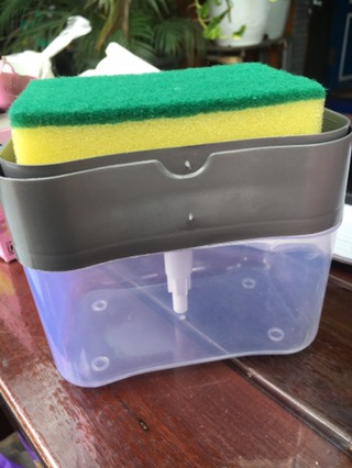 Soap Pumpholder Spons Dispenser Sabun Peralatan Dapur