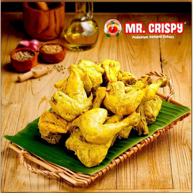 

AYAM BOILER UNGKEP BUMBU REMPAH/AYAM UNGKEP KUNING MR.CRISPY