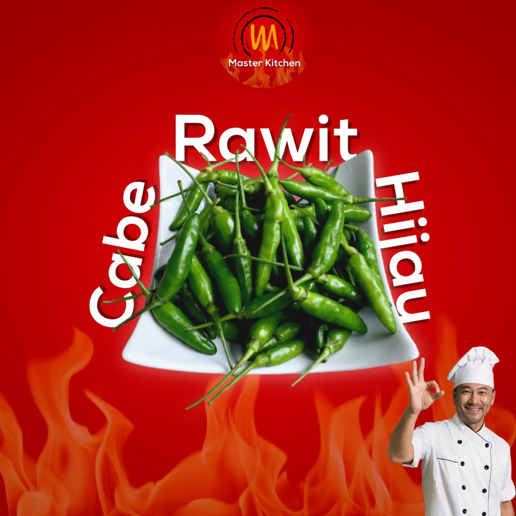 

Rawit Hijau / Cabe Rawit Ijo 50gr - Master Kitchen