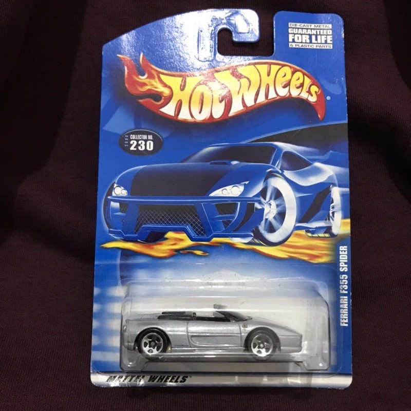 Hotwheels Hot Wheels Ferrari F355 Spider release tahun 2000