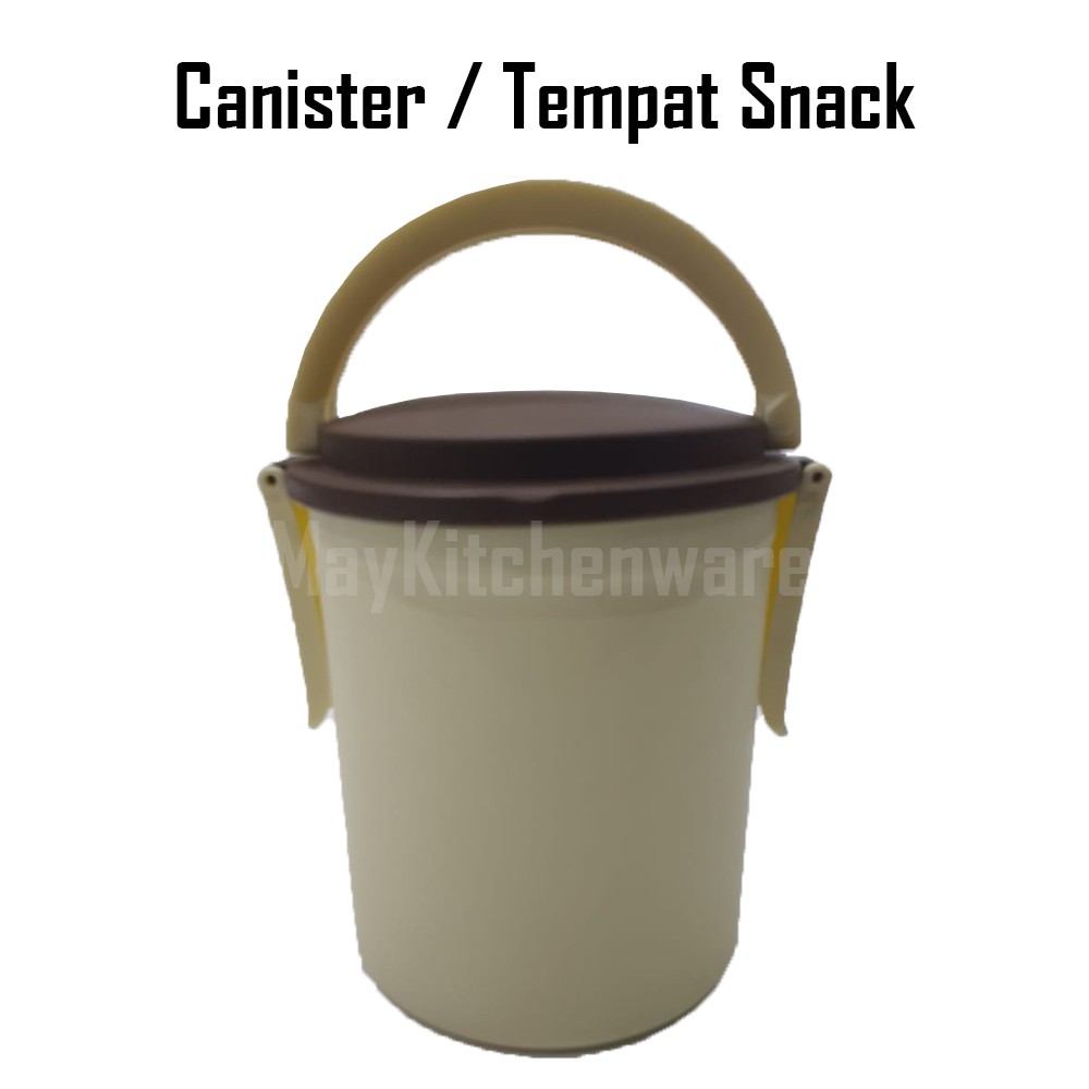 Canister Rantang Makanan Tempat Penyimpanan Snack Cemilan Bekal Toples Wadah Kue Kering Kedap Udara