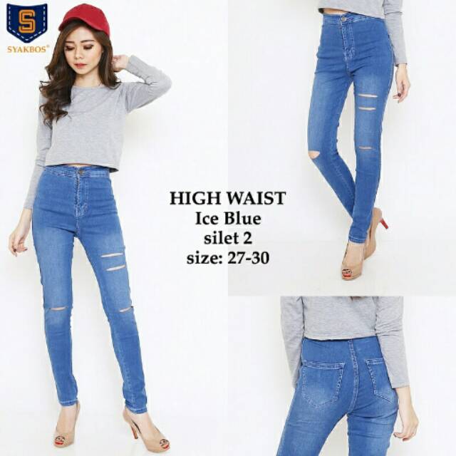 DSDF -  SILET 2 HW Ice Blue (HIGH WAIST) - SYAKBOS @110rb(size 27-30)