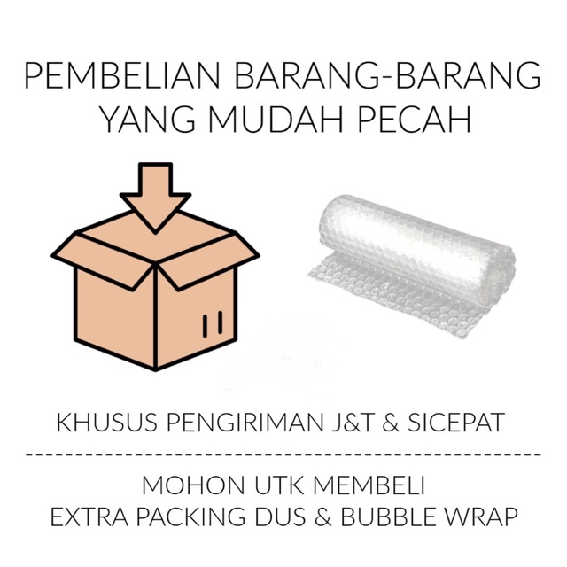 

EXTRA BUBBLE WRAP KARDUS PACKING AMAN