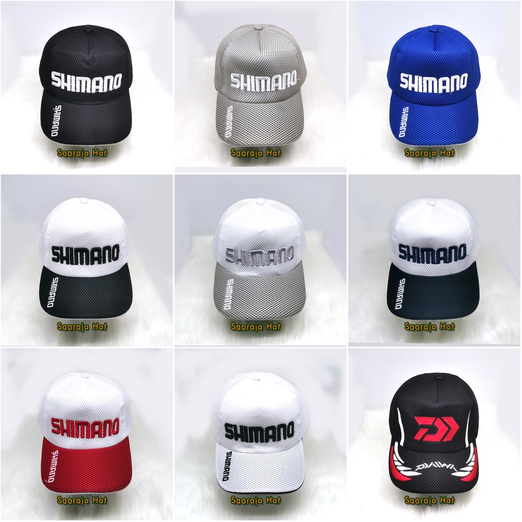 TOPI  DOUBLE MESH BORDIR | TOPI MANCING | UKURAN DEWASA