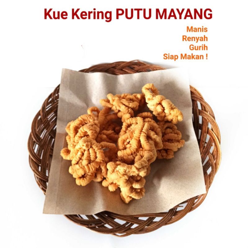 

Kue Kering PUTU MAYANG Manis & Gurih Asli Banyumas Kemasan 1000 gram