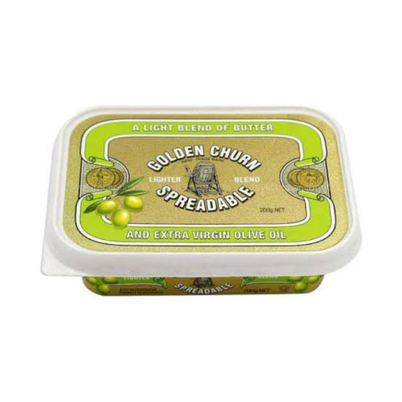 

Mentega Golden Churn Spreadable Extra Virgin Olive Oil 200grm
