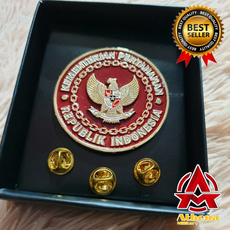 Emblem KEMHAN | emblem baret KEMHAN Terbaru | Emblem Kementrian Pertahanan Terbaru | atribut Kementrian Pertahanan.