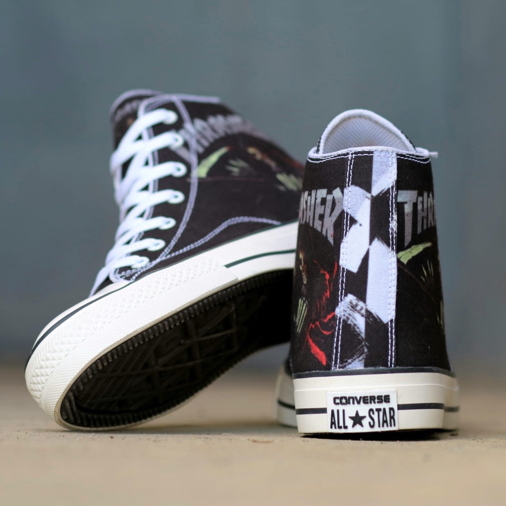 SEPATU SNEAKERS ALLSTAR CONVERSE MOTIF TRASHER SEPATU MURAH KEREN KASUAL OLAHRAGA