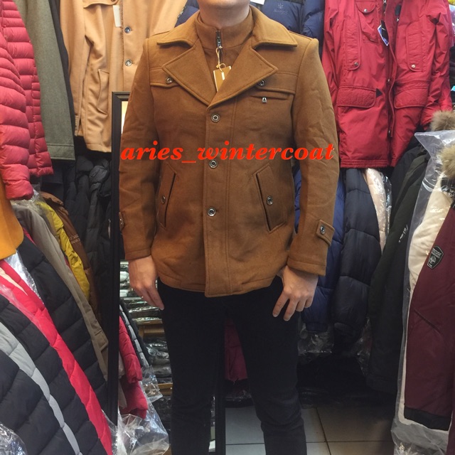 Coat Pria Premium Wool Tebal Untuk Musim Dingin.