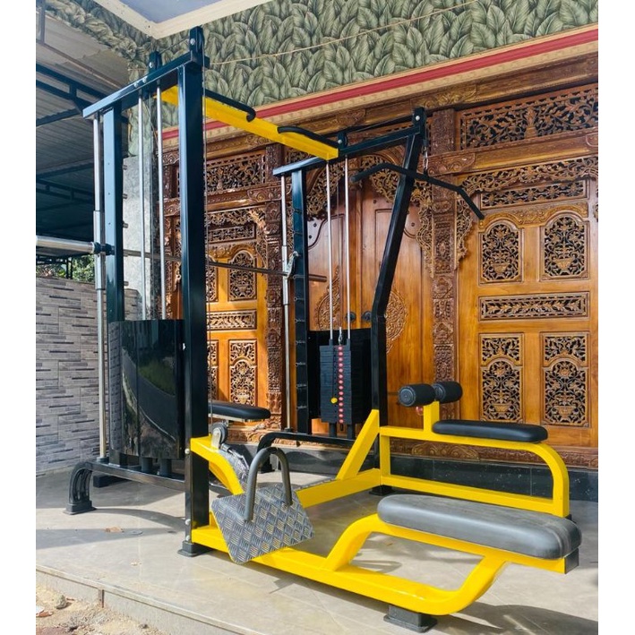 Alat Fitness Smith Machine Multyfungsi Lat pull Down