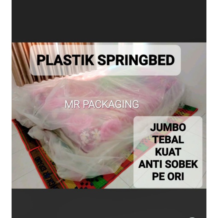 Plastik Springbed Jumbo | Pembungkus Kasur King | Bungkus Tempat Tidur Queen | Cover Ranjang No 1 2 