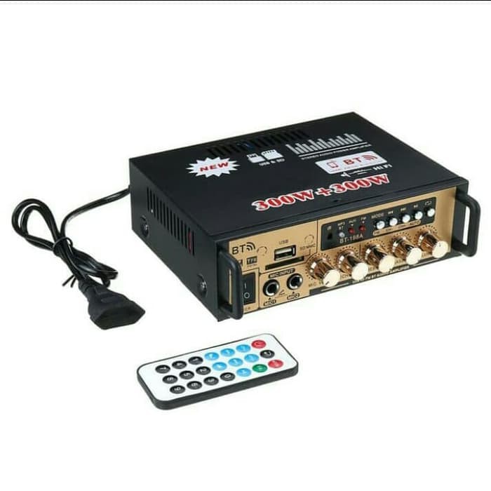 Power amplifier Fleco Bt198A amplifier Bluetooth karaoke