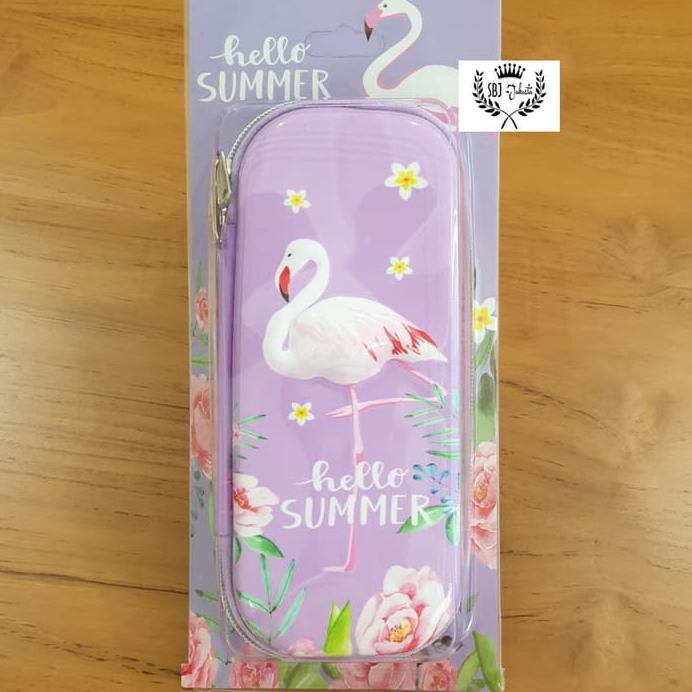 

TEMPAT PENSIL SMIGGLE LOOKALIKE EVA HARDCASE FLAMINGO SERIES - UNGU