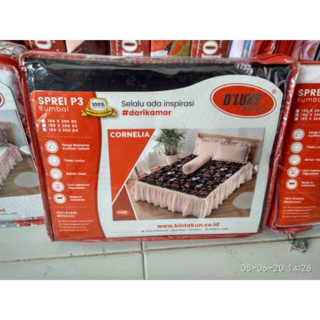 Sprei rumbai kintakun dluxe 180×200