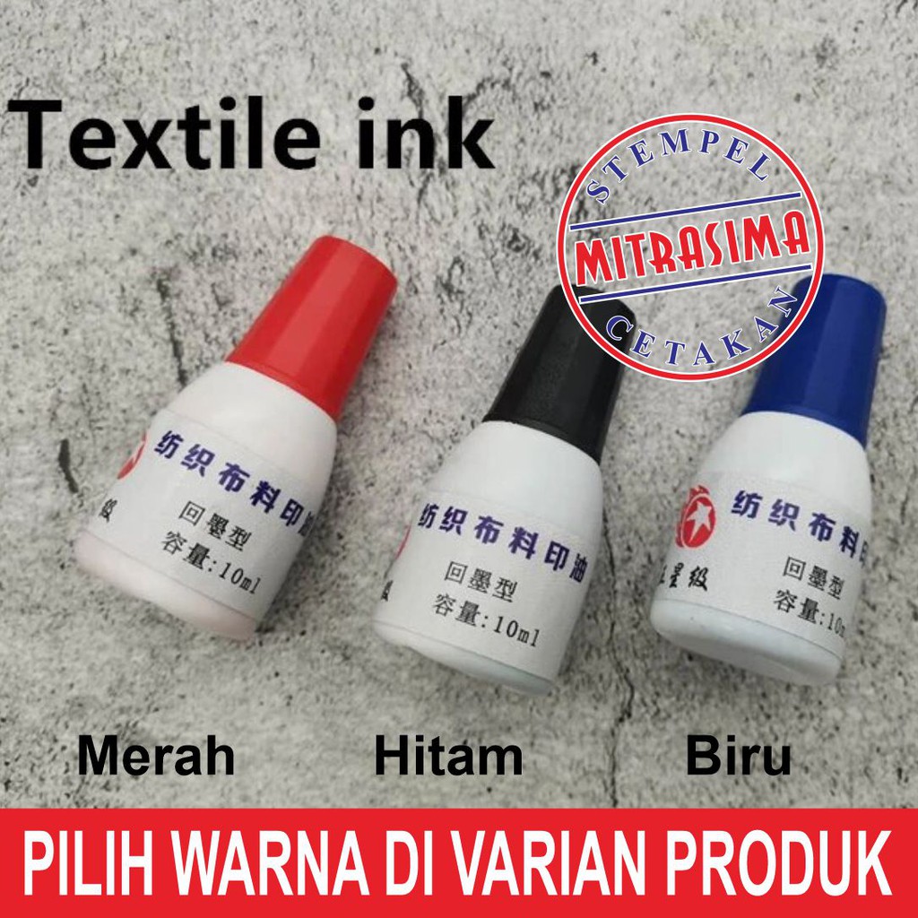 

Tinta khusus kain (Textile) warna Biru