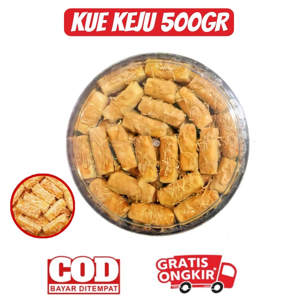 

Kue Kering Kastengel Keju isi 500 gram Super Lembut Enak Renyah / Kue Lebaran enak 500gram