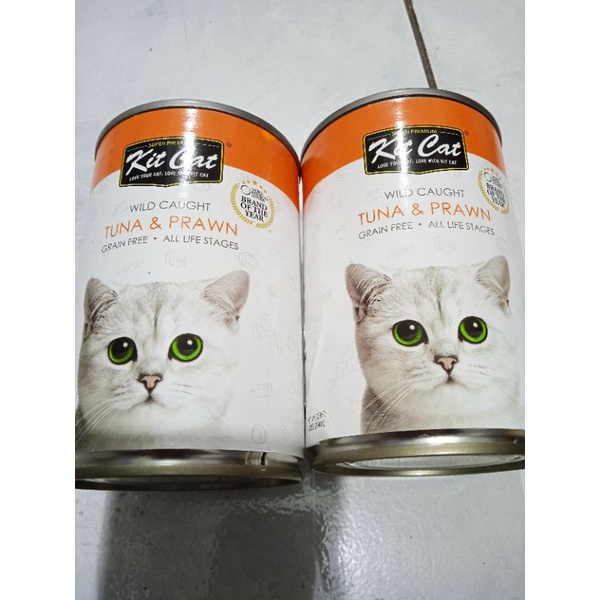 KIT CAT KALENG 400g TUNA &amp; PRAWN