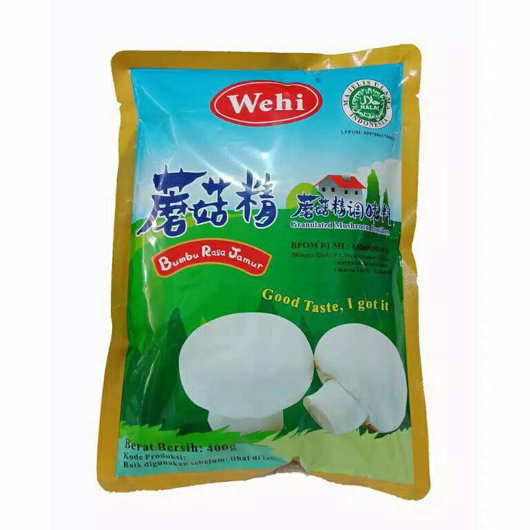 

BISA COD Wehi kaldu jamur berlogo halal 400gr TERJAMIN [Kode 1|Kode 2|Kode 3|Kode 4|Kode 5|Kode
