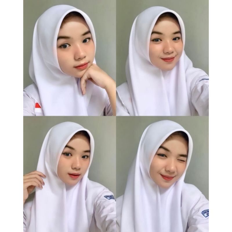 PARIS PREMIUM Hijab Segi Empat Paris Polos TEBAL TIDAK NERAWANG Jilbab PARIS TEBAL NECI EMPAT SISI Kerudung Paris