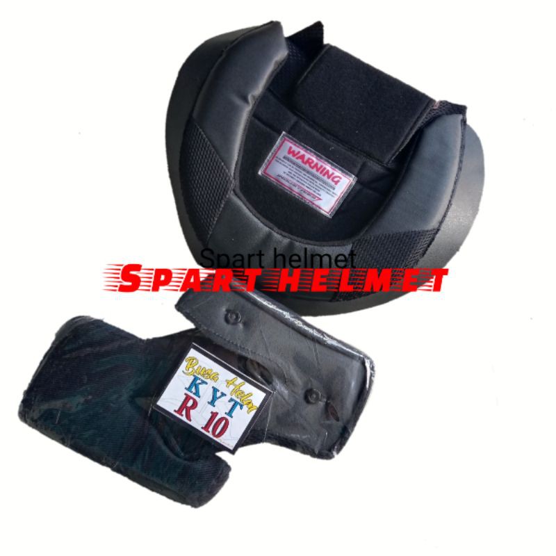 Busa Helm Set KYT R10 || KYT R10 busa set || Busa Pipi Busa Atas dan Busa leher KYT R10 || COD