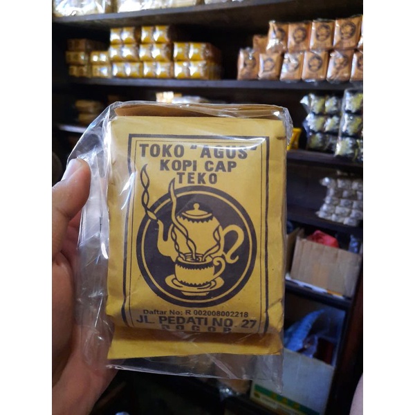 

KOPI BUBUK HITAM CAP TEKO KHAS BOGOR 250gr