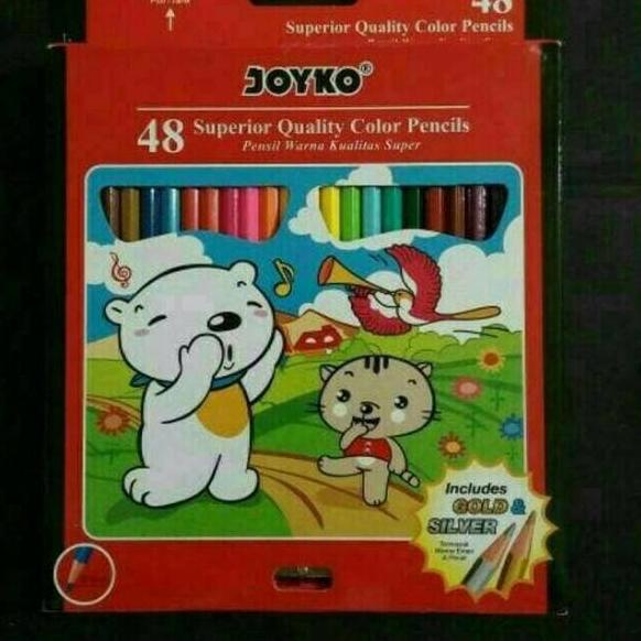 

Special Pensil Warna Joyko 48 Warna CP-48PB Color Pencil Joyko ~
