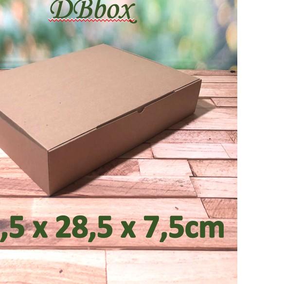 

▼ (10 pcs) Kardus 37,5 x 28,5 x 7,5 cm....Die Cut kotak aksesoris-dll model box pizza ✧