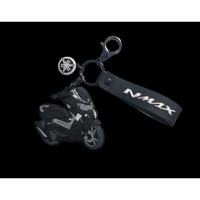 GANTUNGAN KUNCI KARET NMAX 3D /KEYCHAIN RUBBER NMAX