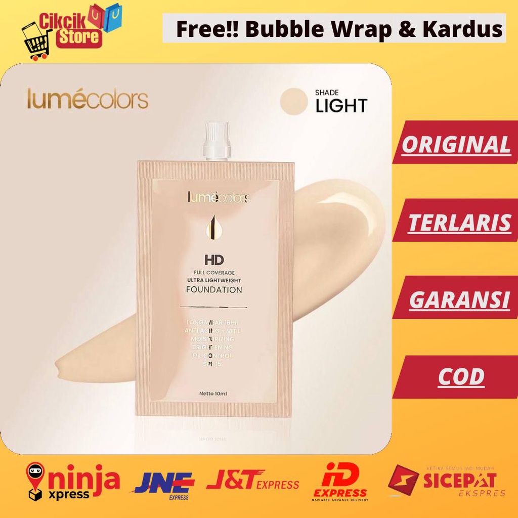 Jual Foundation Lumecolors Kemasan Saset 10 ML Untuk Kulit Putih