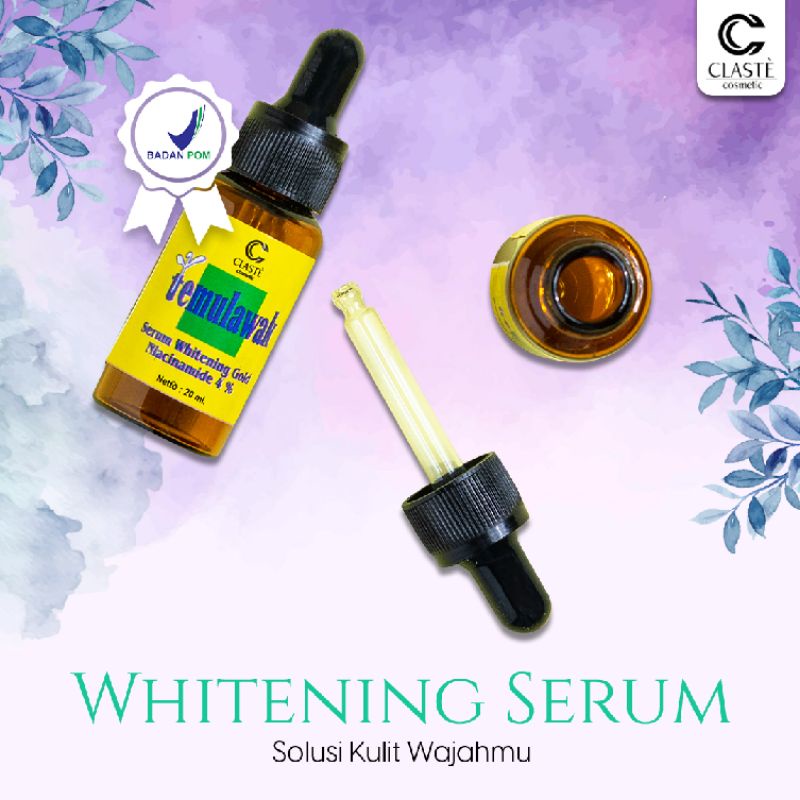 [CLASTE] TEMULAWAK GOLD||SERUM GOLD||SERUM WAJAH TEMULAWAK||VITAMIN WAJAH||SERUM UNTUK PEMUTIH TEMULAWAK