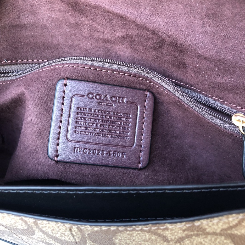 [Instant/Same Day]New Coach 5605  Women's Bag Georgie Series Color-blocking Bacchus Bag Shoulder Bag Diagonal Bag Handbag     jsb