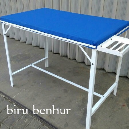 Setrikameja- Alas Meja Setrika Uap Kain Drill -Meja-Setrika.
