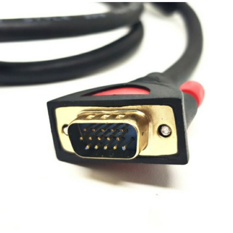 SKU-1069 KABEL VGA 1.5M 3+9 SUPER HIGH QUALITY GOLD PLATED 1.5 METER