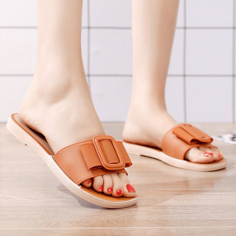 Sandal Wanita Sandal Teplek Gesper