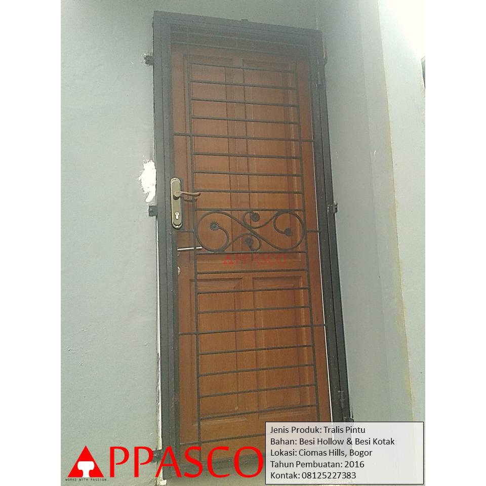 Motif Pintu  Besi Holo  Pagar  Rumah