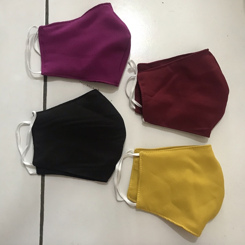 Masker Kain Mostcrepe Murah Dewasa