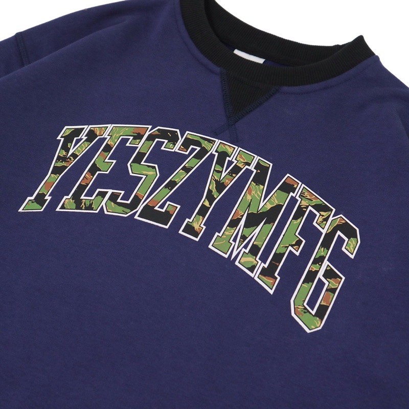 YESZY.MFG Crewneck Dark Navy Ancient F. Camo