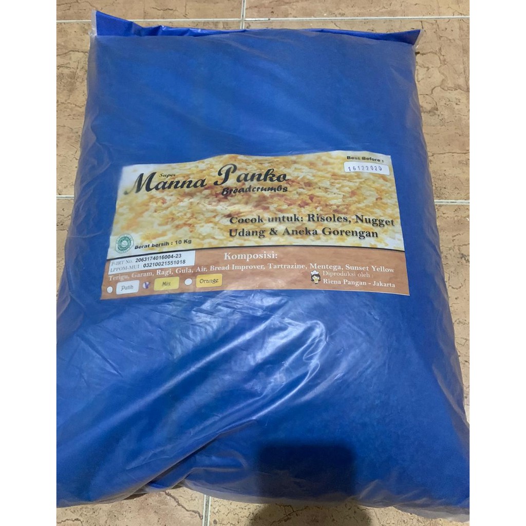 

TEPUNG MANNA PANKO BREAD CRUMBS NUGGET Panir Premix 400Gr