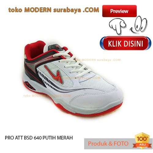 PRO ATT BSD 640 PUTIH MERAH sepatu olahraga sneakers kets