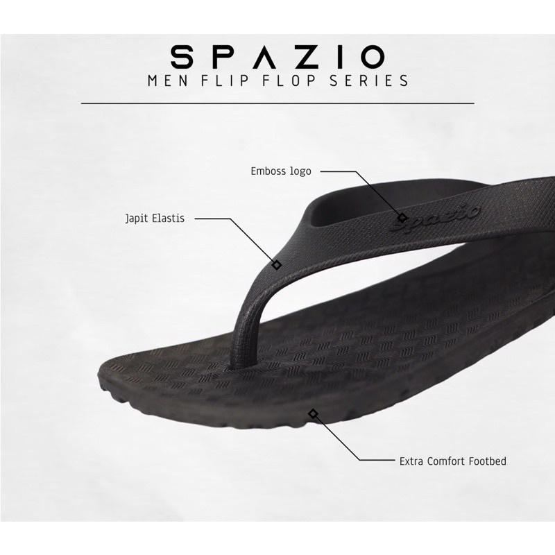 SANDAL JEPIT PRIA Full Karet SPAZIO  Sendal Flipflop Japit Laki Laki Anti Slip Tahan Air Original  CAMOU