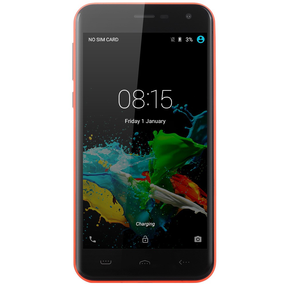 Color:Orange HOMTOM HT3 5.0 inch Android 5.1 3G Smartphone